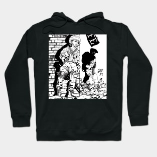 Cornered, Wounded & Bladed Hoodie